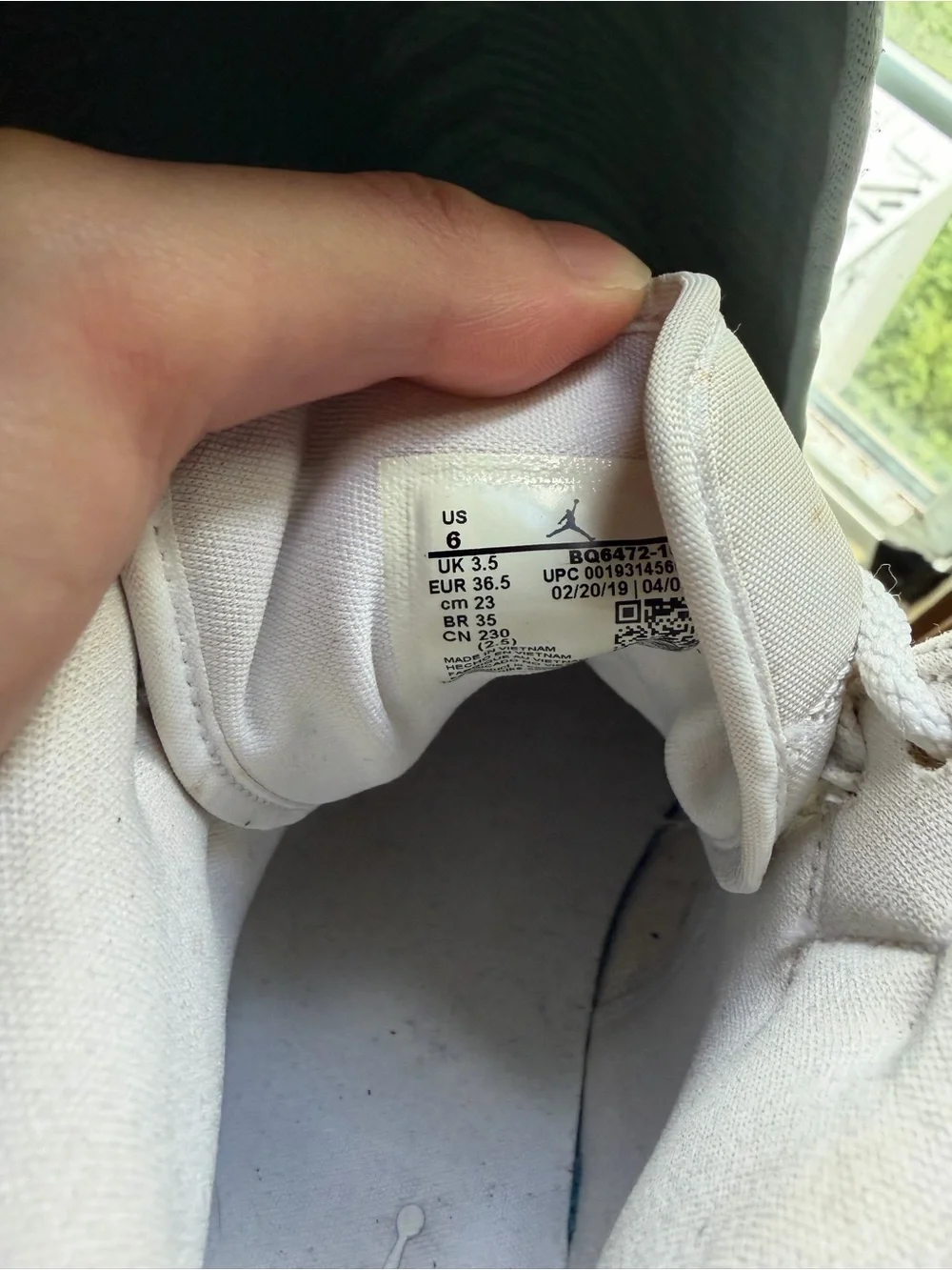 Jordan All-White Low-Top Sneakers